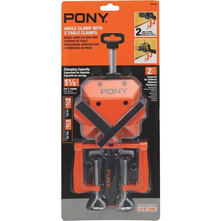 PONY Clamp Angle Orange/Black 90Deg 9180